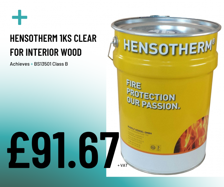 HENSOTHERM 1KS CLEAR FOR INTERIOR WOOD